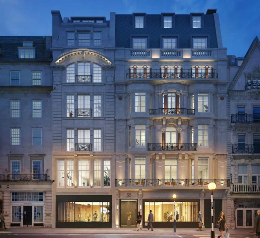Fifty Five Pall Mall, St James’s, London